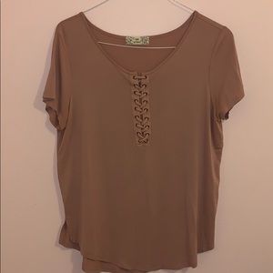 Mauve Pink Republic Top